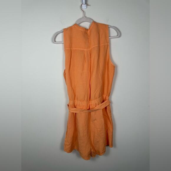NWT Cloth and Stone sleeveless button down romper, Size Large linen/rayon - Picture 9 of 10